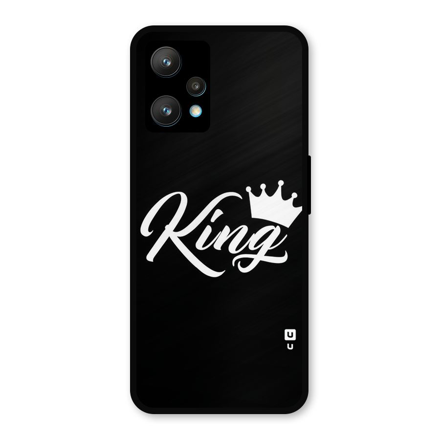 King Crown Typography Metal Back Case for Realme 9 Pro Plus 5G