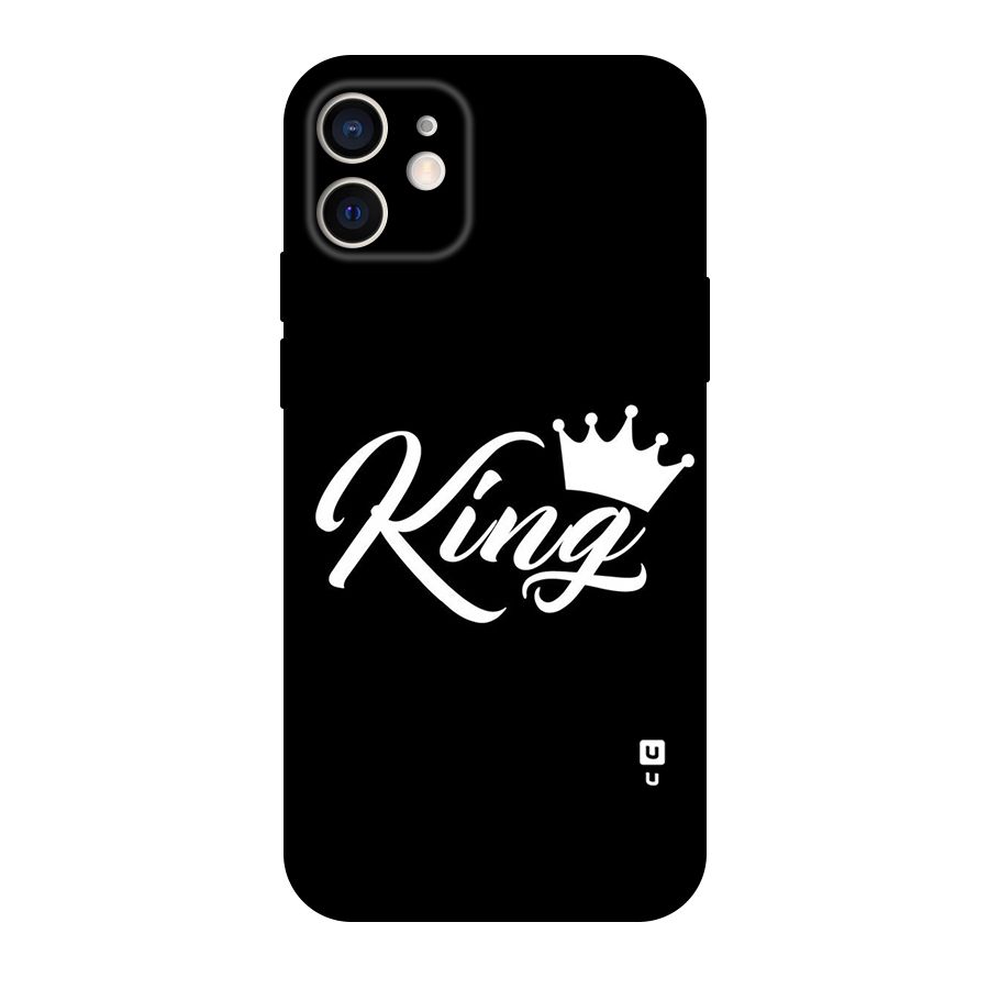 King Crown Typography Original Polycarbonate Back Case for iPhone 12