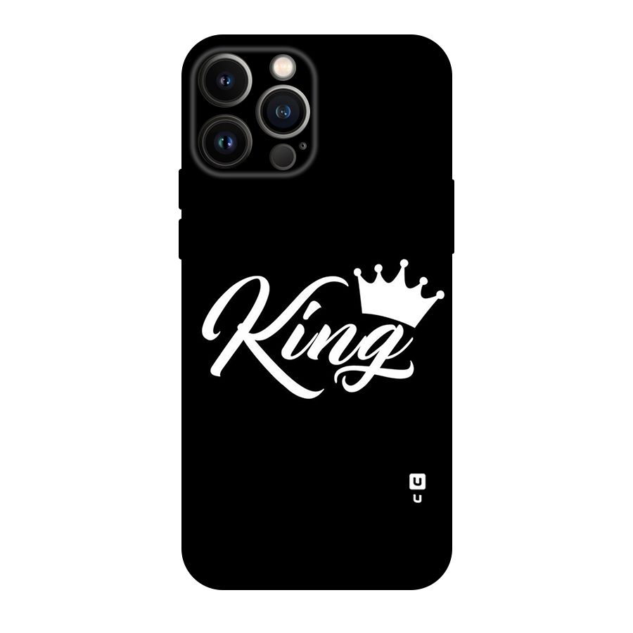 King Crown Typography Original Polycarbonate Back Case for iPhone 13 Pro Max