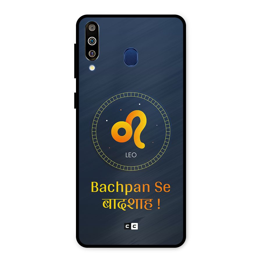 King Leo Metal Back Case for Galaxy M30