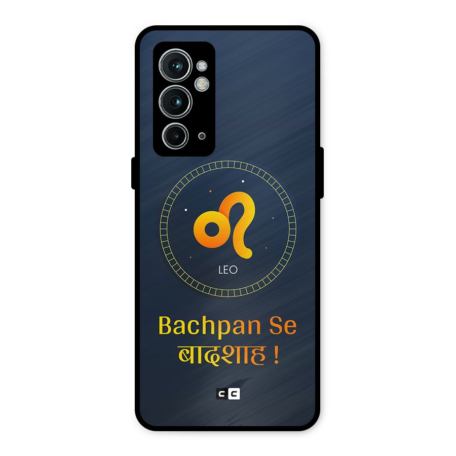 King Leo Metal Back Case for OnePlus 9RT 5G