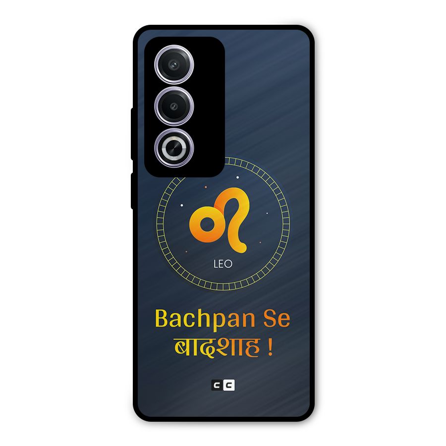 King Leo Metal Back Case for Oppo A3 Pro