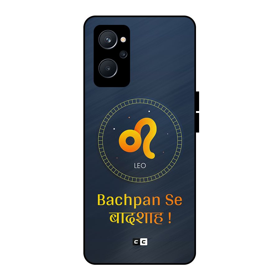 King Leo Metal Back Case for Realme 9i 5G