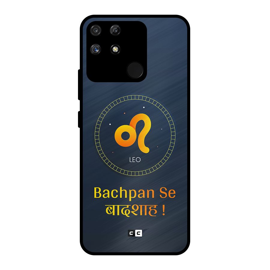 King Leo Metal Back Case for Realme Narzo 50A