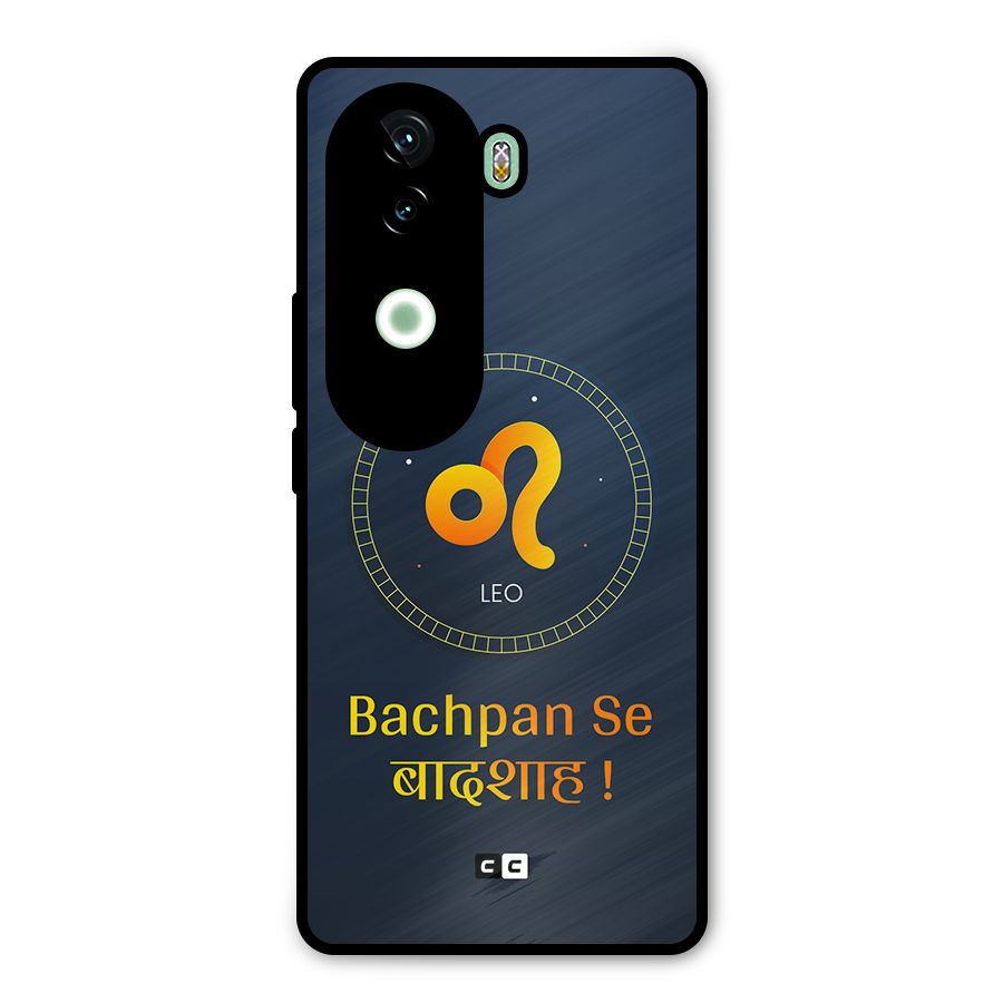 King Leo Metal Back Case for iQOO Z9s