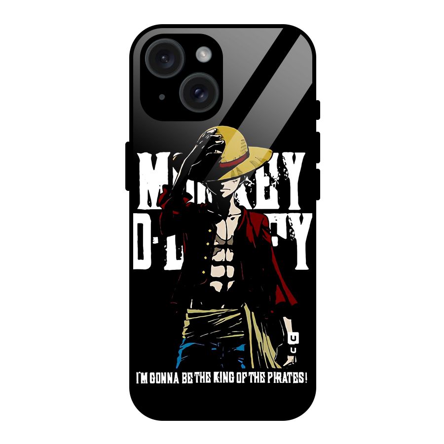 King Of Pirates Glass Back Case for iPhone 15