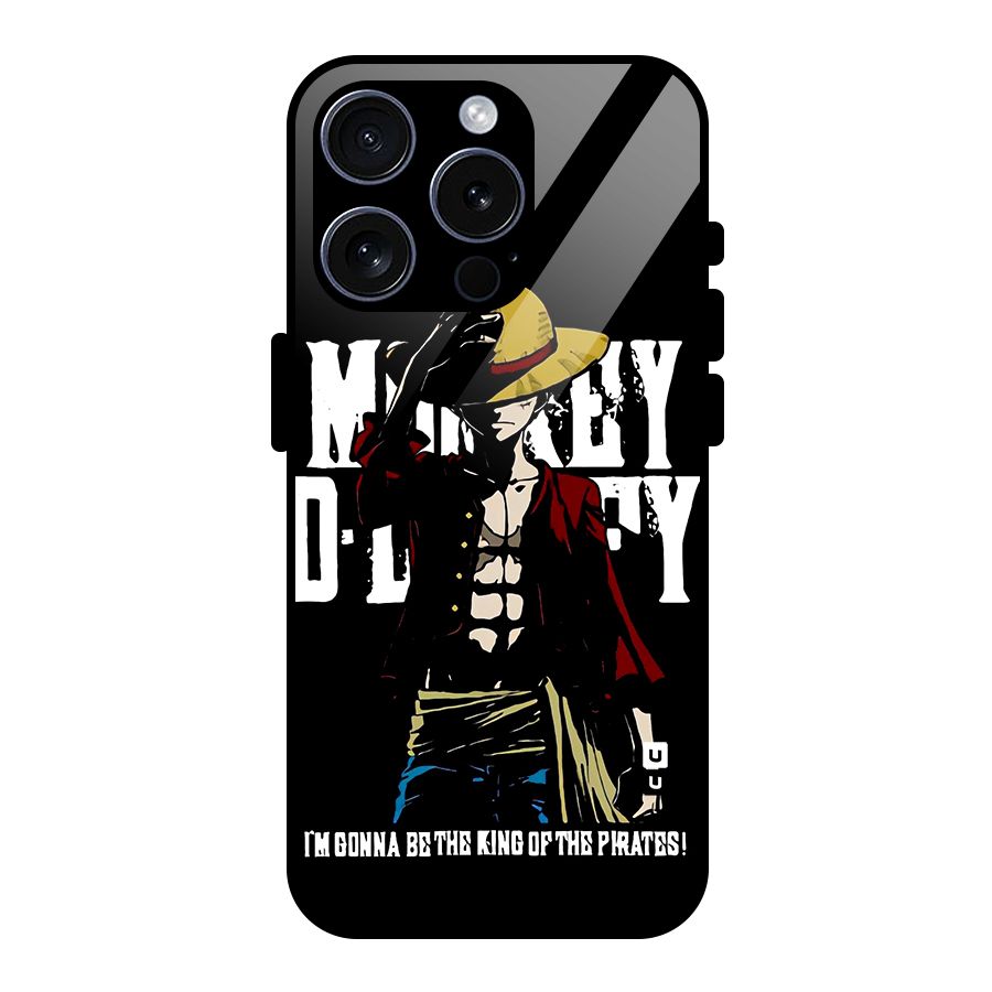 King Of Pirates Glass Back Case for iPhone 15 Pro