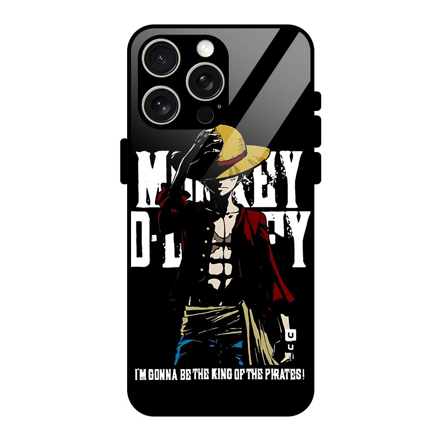 King Of Pirates Glass Back Case for iPhone 15 Pro Max