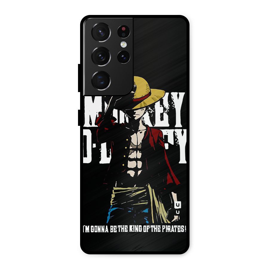 King Of Pirates Metal Back Case for Galaxy S21 Ultra 5G