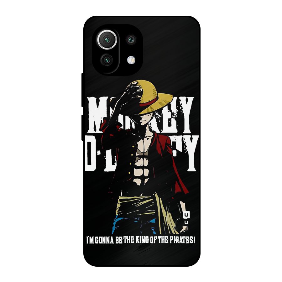 King Of Pirates Metal Back Case for Mi 11 Lite