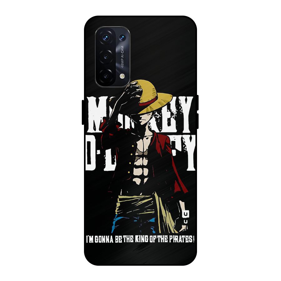 King Of Pirates Metal Back Case for Oppo A74 5G