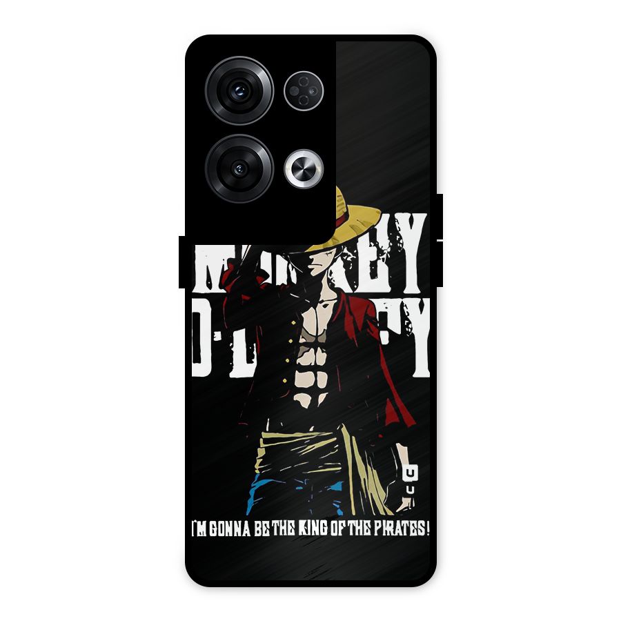 King Of Pirates Metal Back Case for Oppo Reno8 Pro 5G
