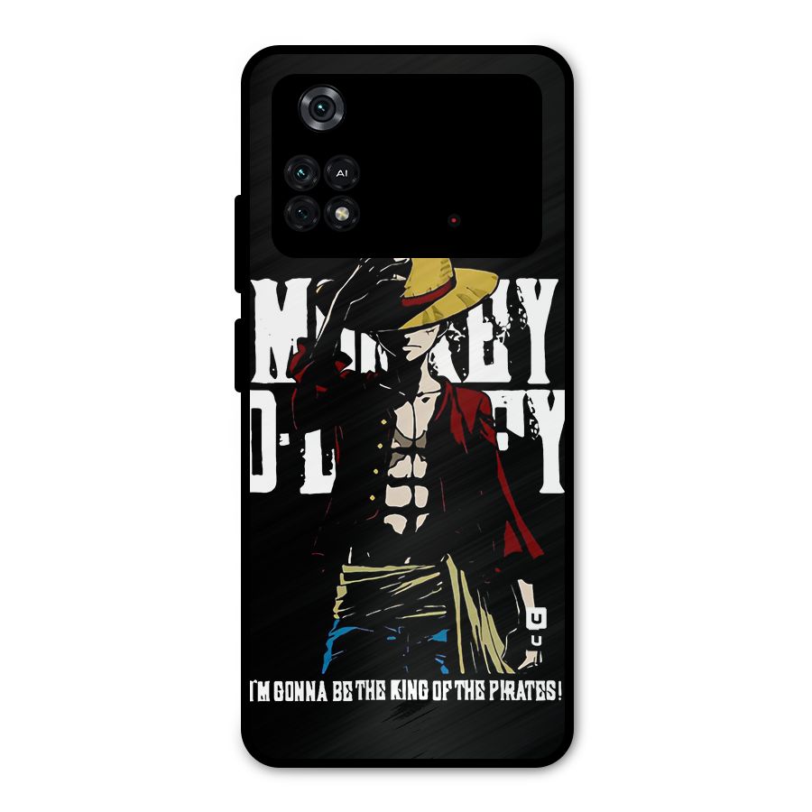 King Of Pirates Metal Back Case for Poco M4 Pro 4G