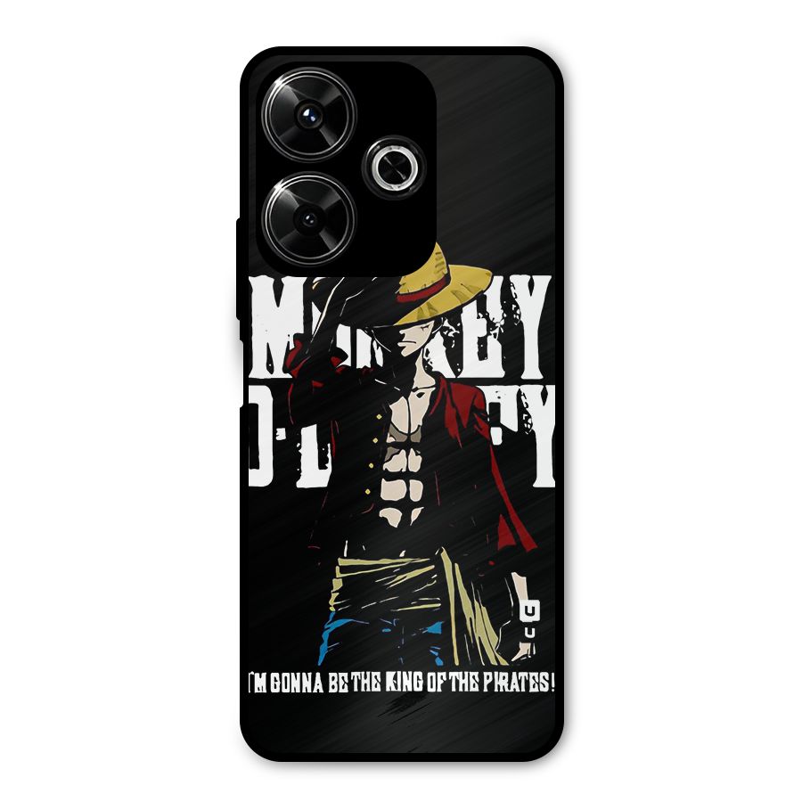 King Of Pirates Metal Back Case for Poco M6 Plus