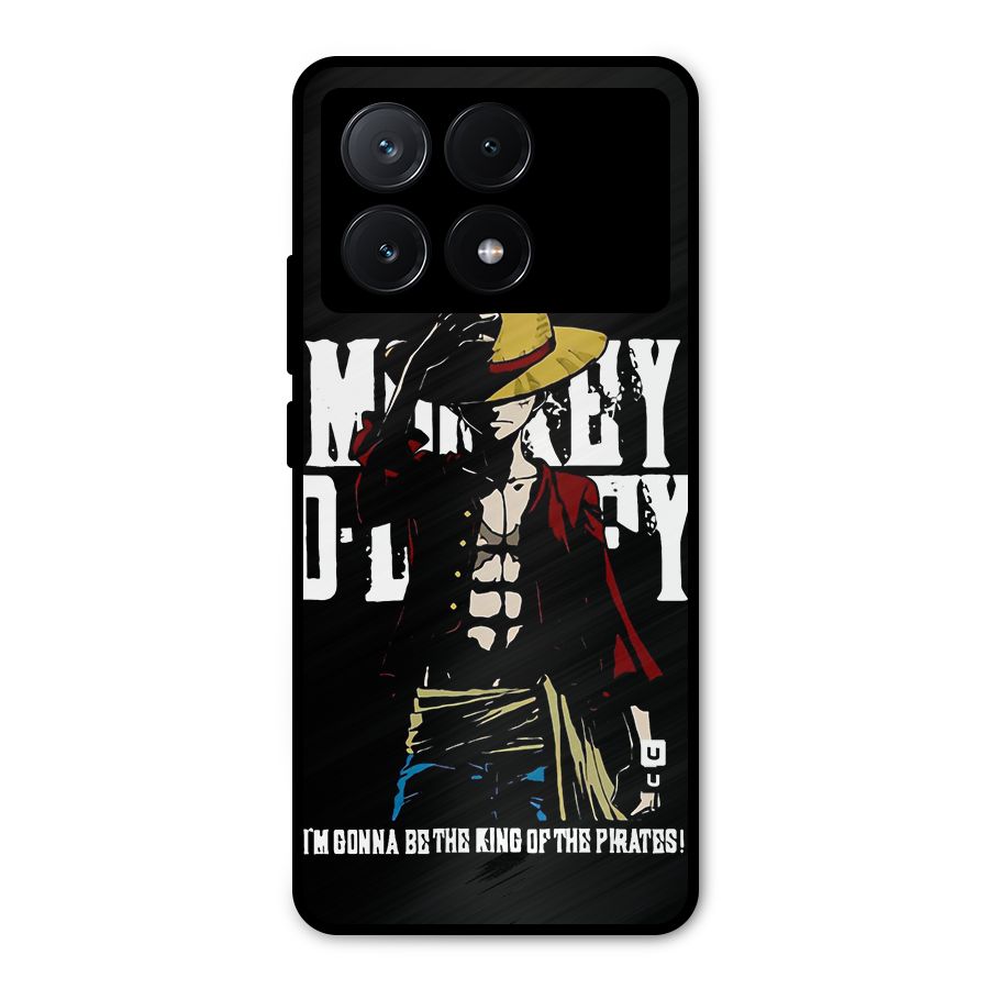 King Of Pirates Metal Back Case for Poco X6 Pro