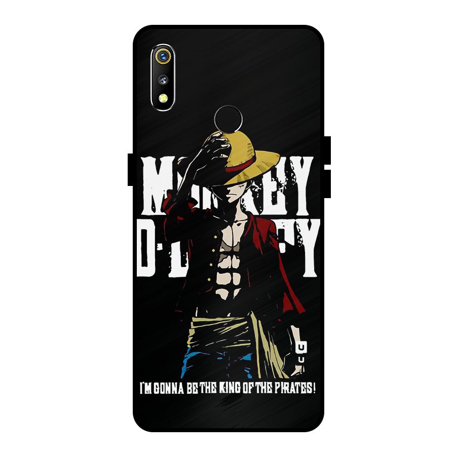 King Of Pirates Metal Back Case for Realme 3i
