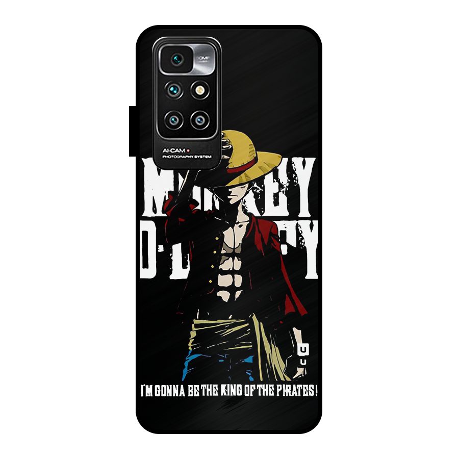 King Of Pirates Metal Back Case for Redmi 10 Prime
