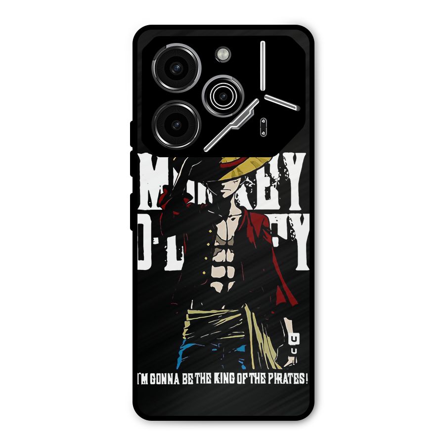 King Of Pirates Metal Back Case for Tecno Pova 6 Pro