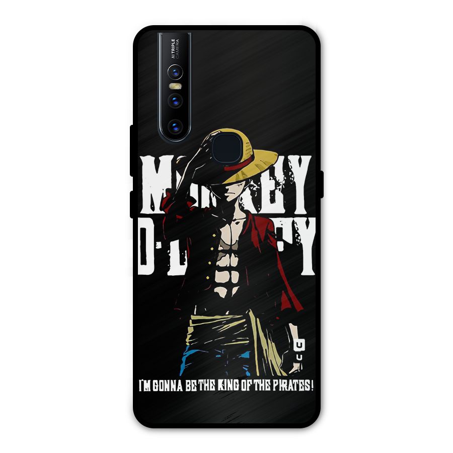 King Of Pirates Metal Back Case for Vivo V15