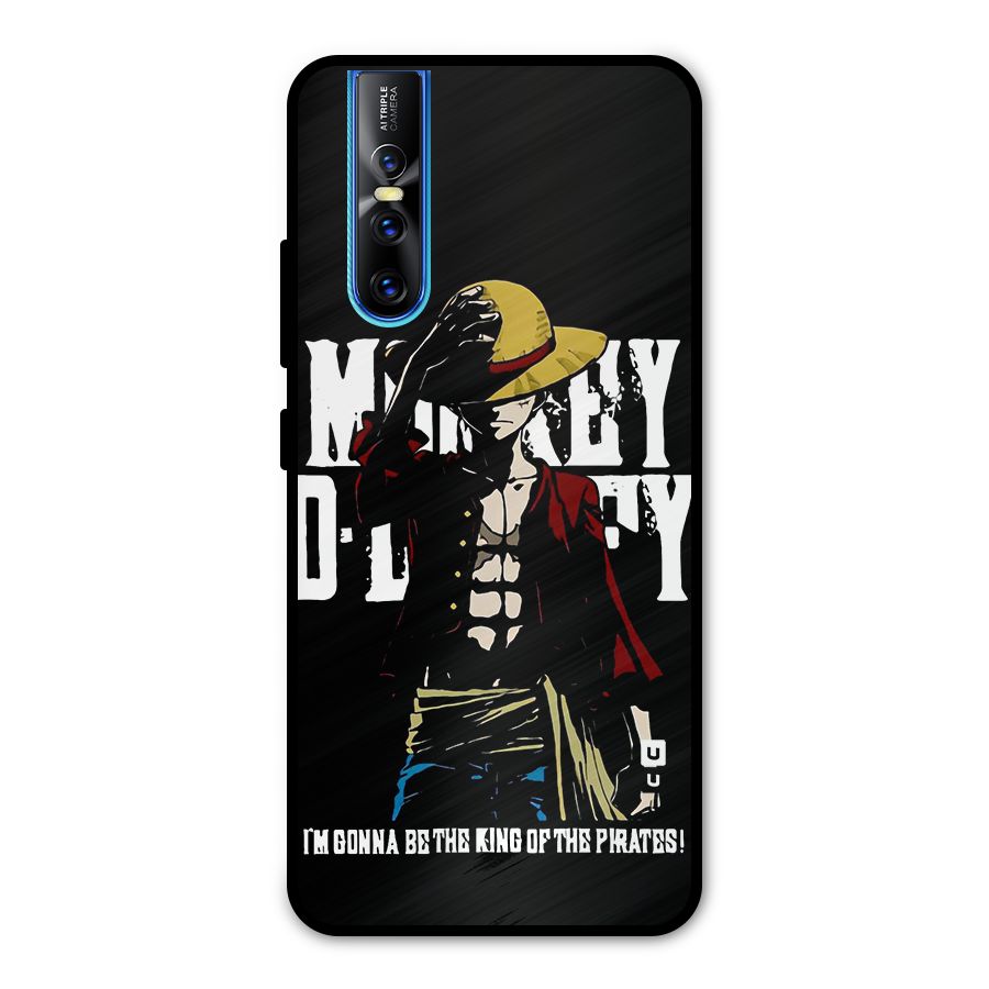 King Of Pirates Metal Back Case for Vivo V15 Pro