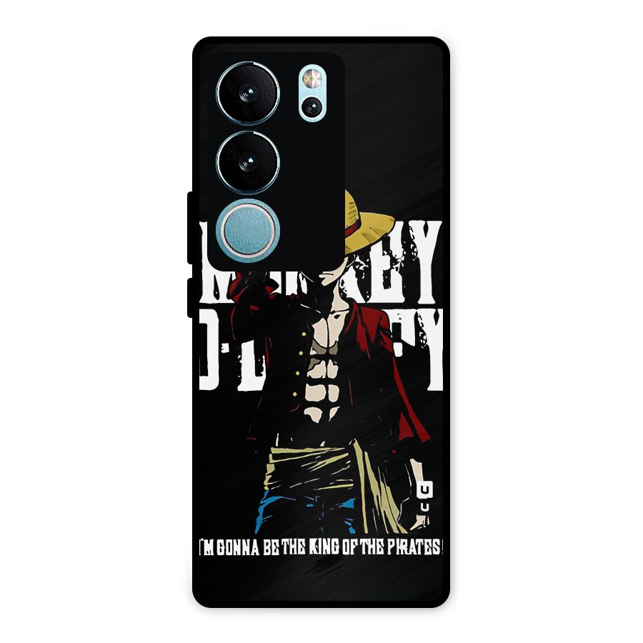 King Of Pirates Metal Back Case for Vivo V29 Pro