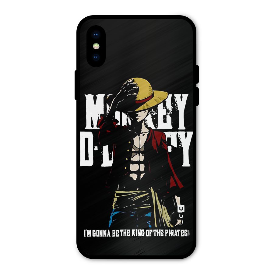 King Of Pirates Metal Back Case for iPhone XS