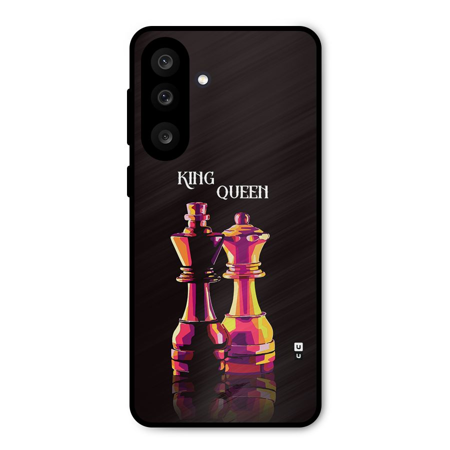King Queen Metal Back Case for Galaxy F56