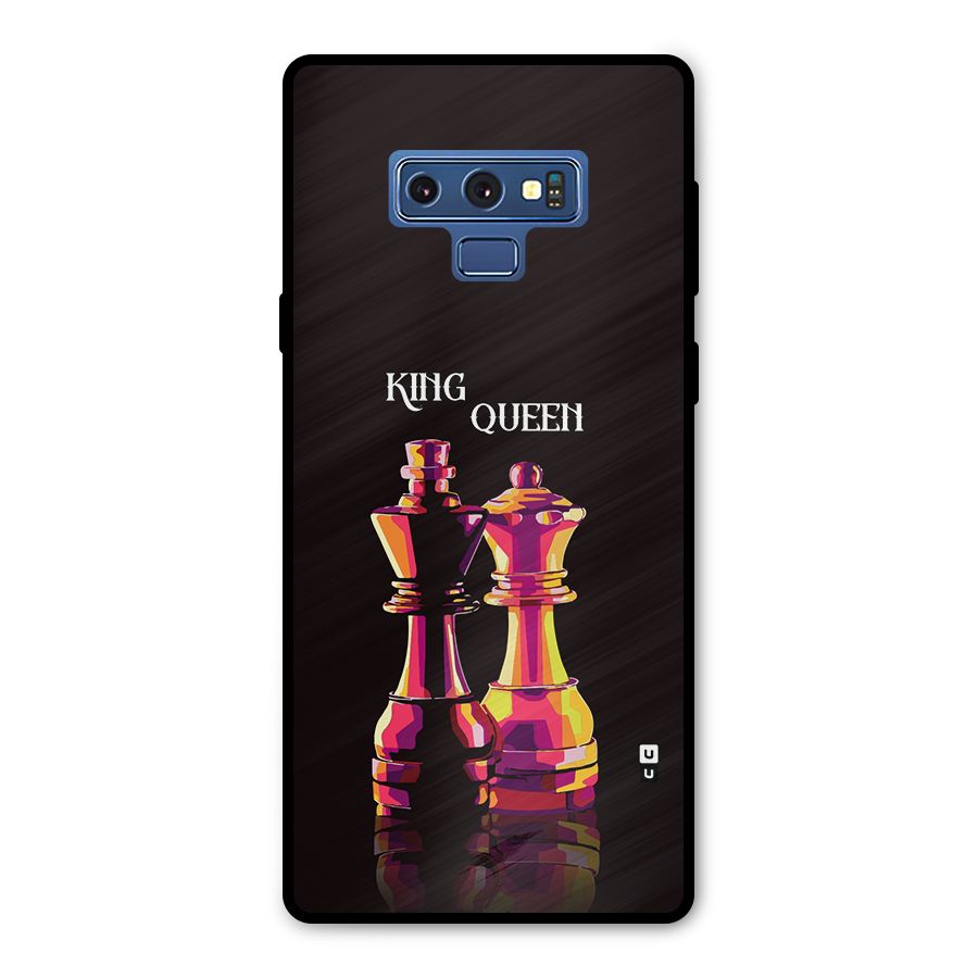 King Queen Metal Back Case for Galaxy Note 9