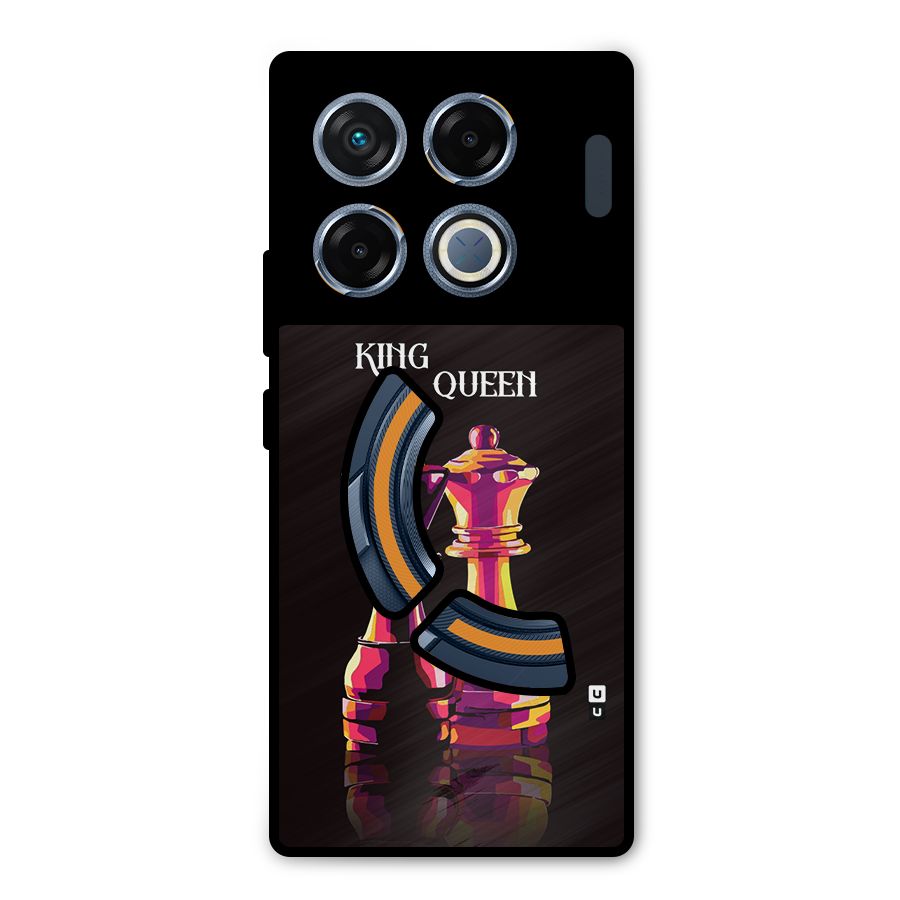 King Queen Metal Back Case for Infinix GT 20 Pro