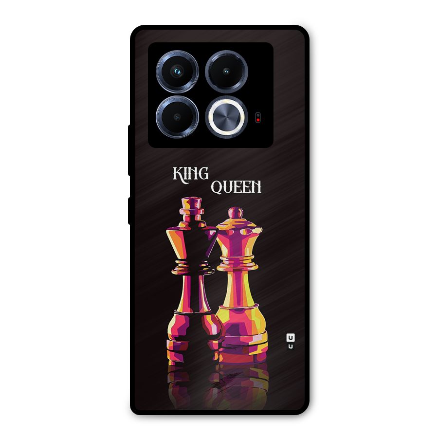 King Queen Metal Back Case for Infinix Note 40 5G