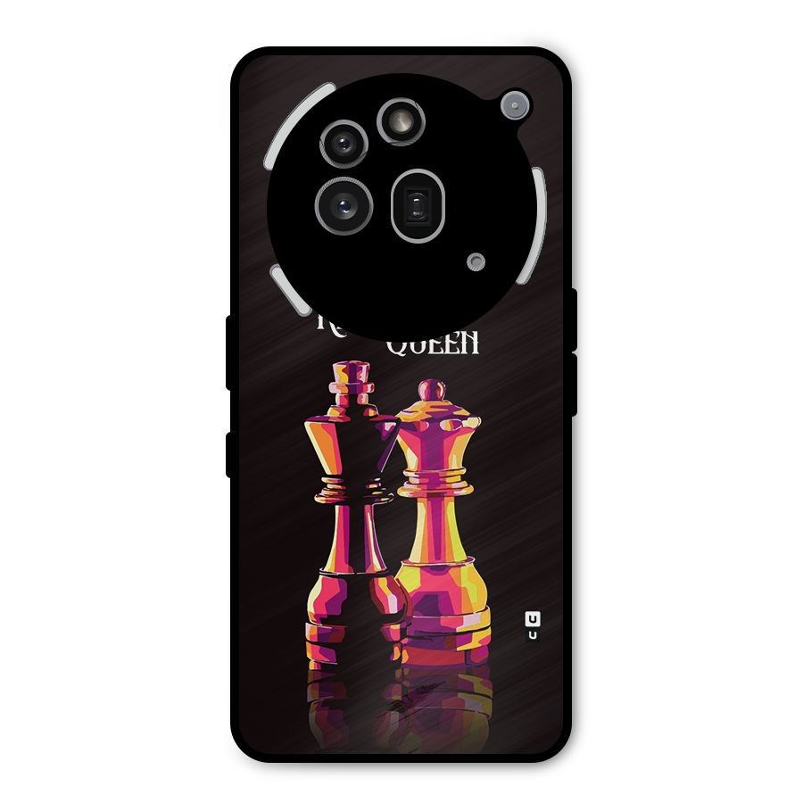 King Queen Metal Back Case for Nothing Phone 3a Pro