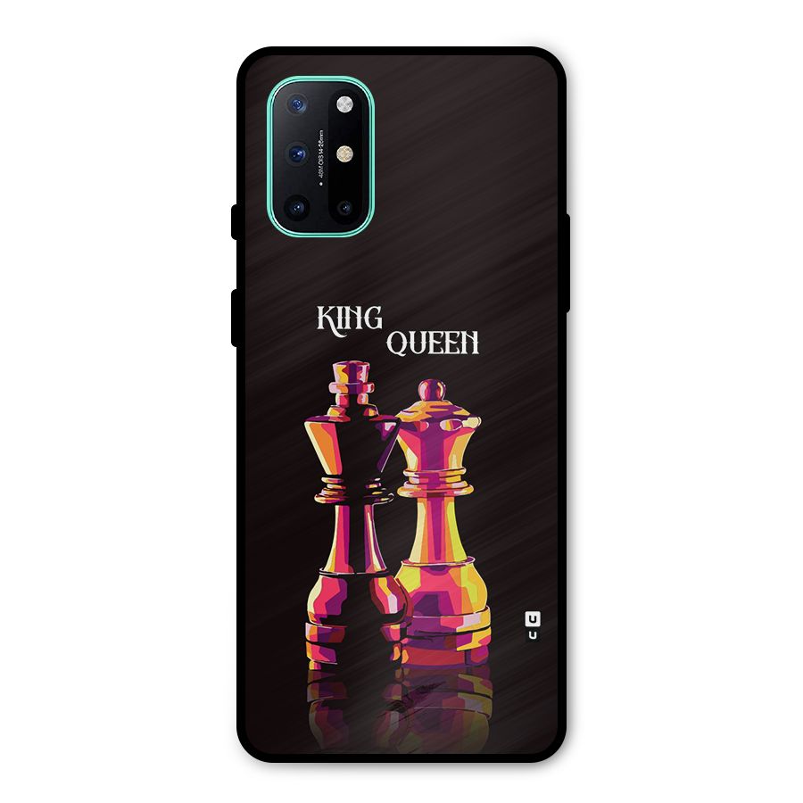King Queen Metal Back Case for OnePlus 8T