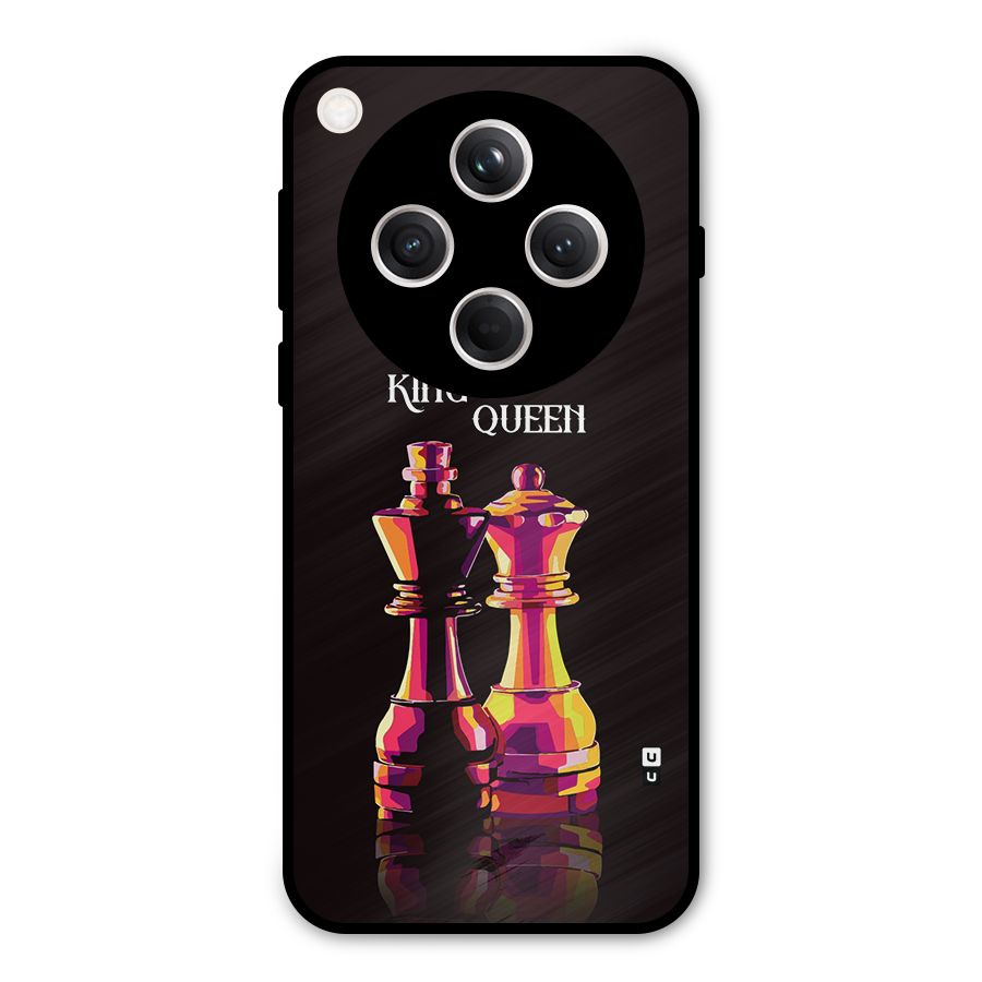 King Queen Metal Back Case for Oppo Find X8