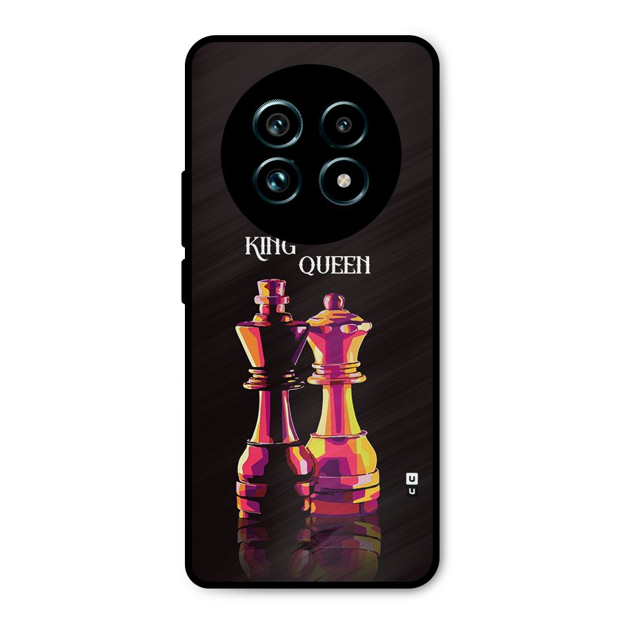 King Queen Metal Back Case for Realme 13 Pro Plus