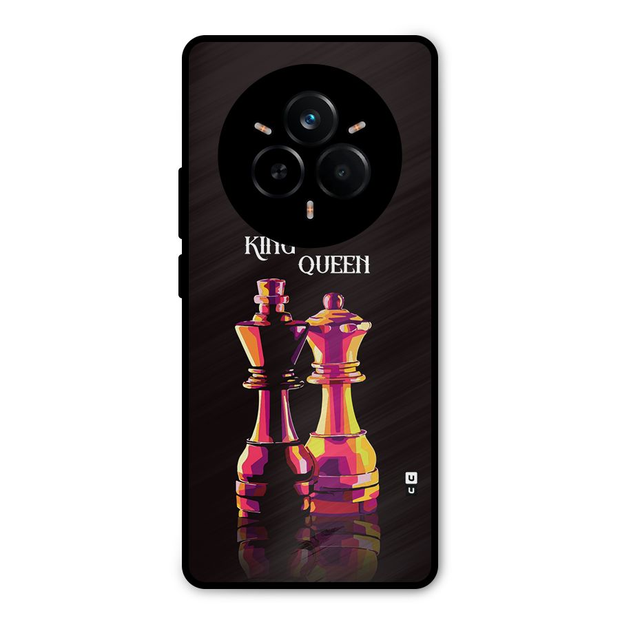 King Queen Metal Back Case for Realme 14 Pro