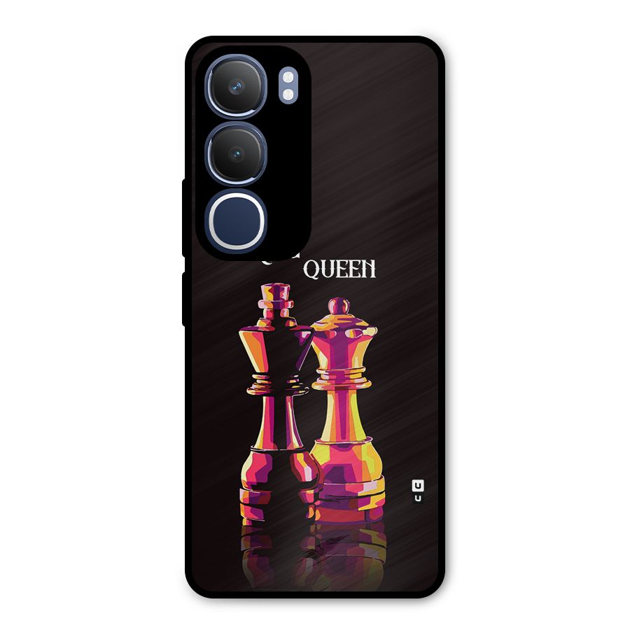 King Queen Metal Back Case for Vivo Y29