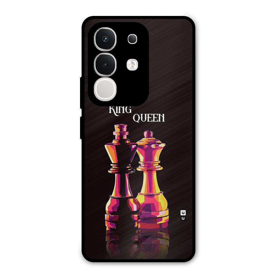 King Queen Metal Back Case for iQOO Z10x