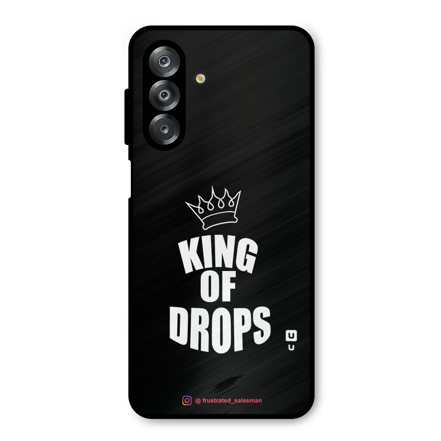 King of Drops Black Metal Back Case for Galaxy A26