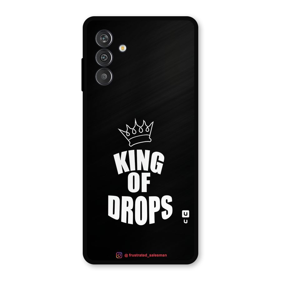 King of Drops Black Metal Back Case for Galaxy F13