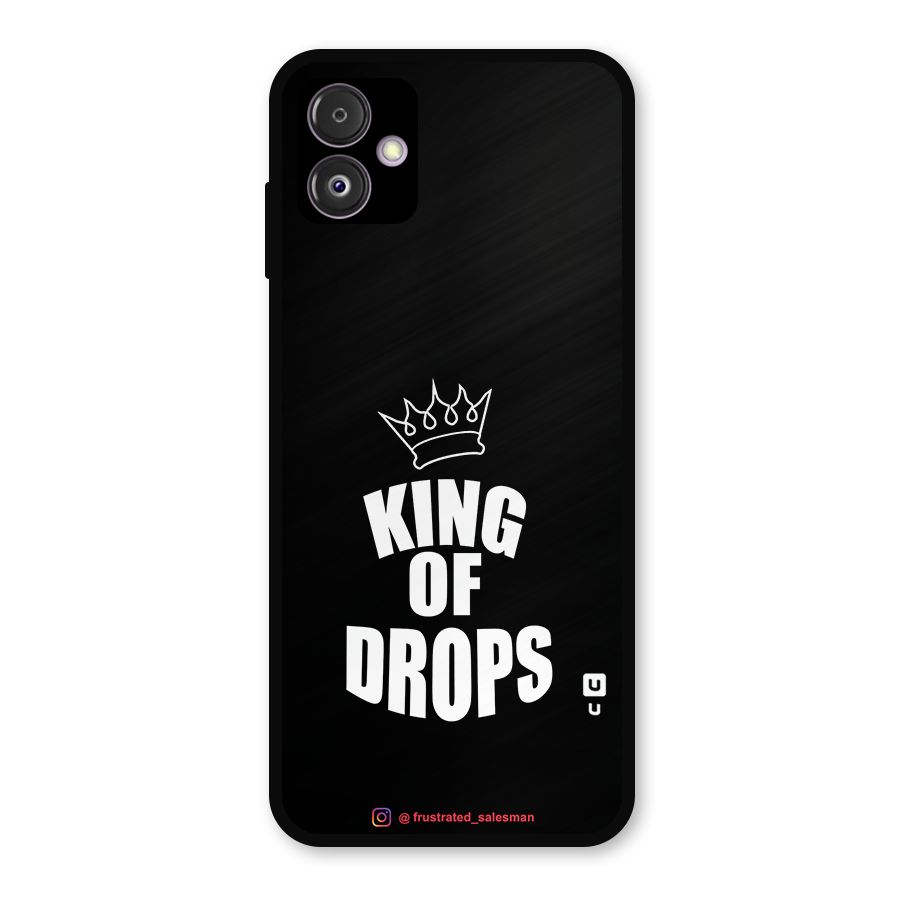 King of Drops Black Metal Back Case for Galaxy F14
