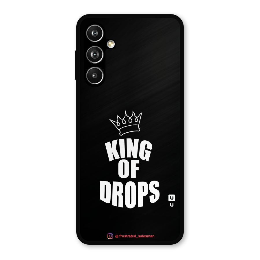 King of Drops Black Metal Back Case for Galaxy F54