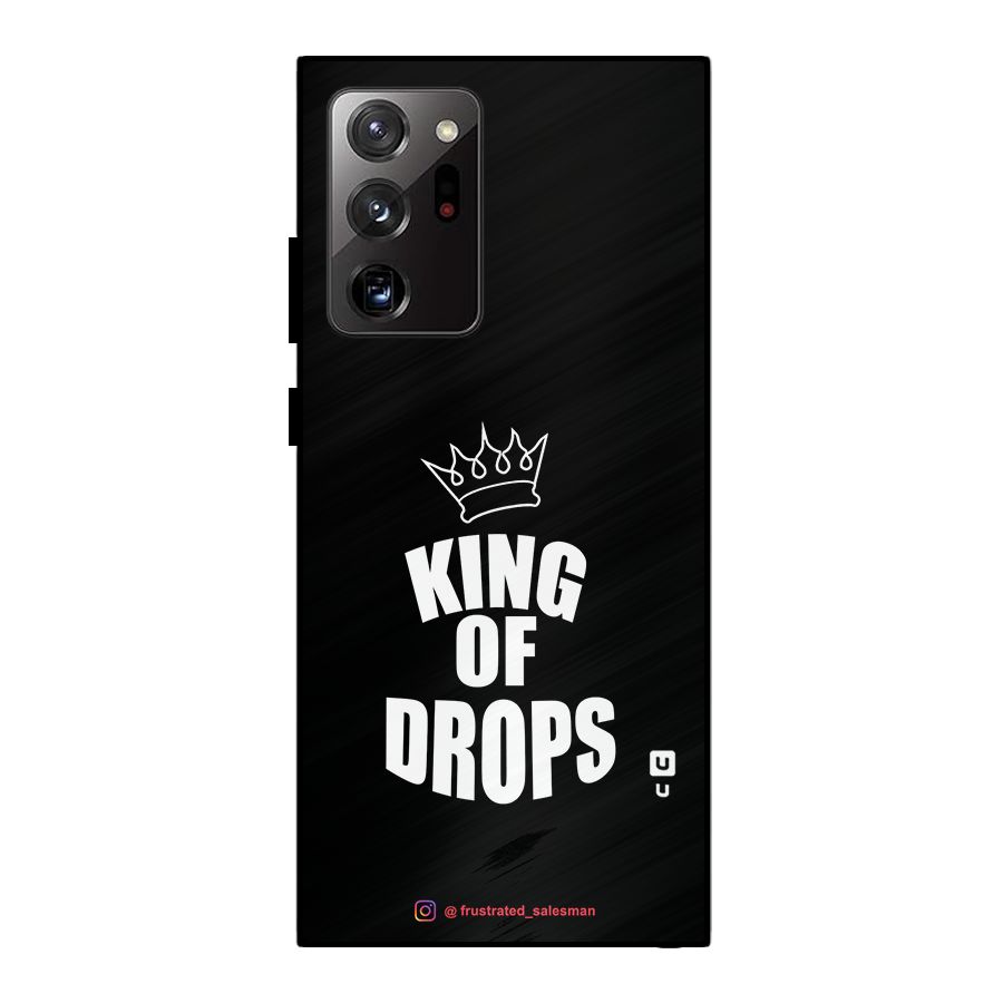 King of Drops Black Metal Back Case for Galaxy Note 20 Ultra 5G