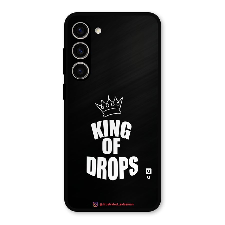 King of Drops Black Metal Back Case for Galaxy S23 Plus