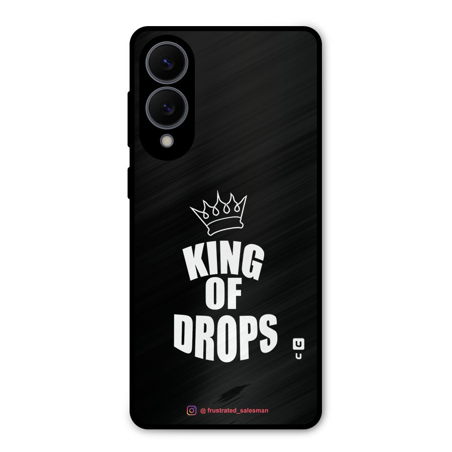 King of Drops Black Metal Back Case for Galaxy S25 Edge