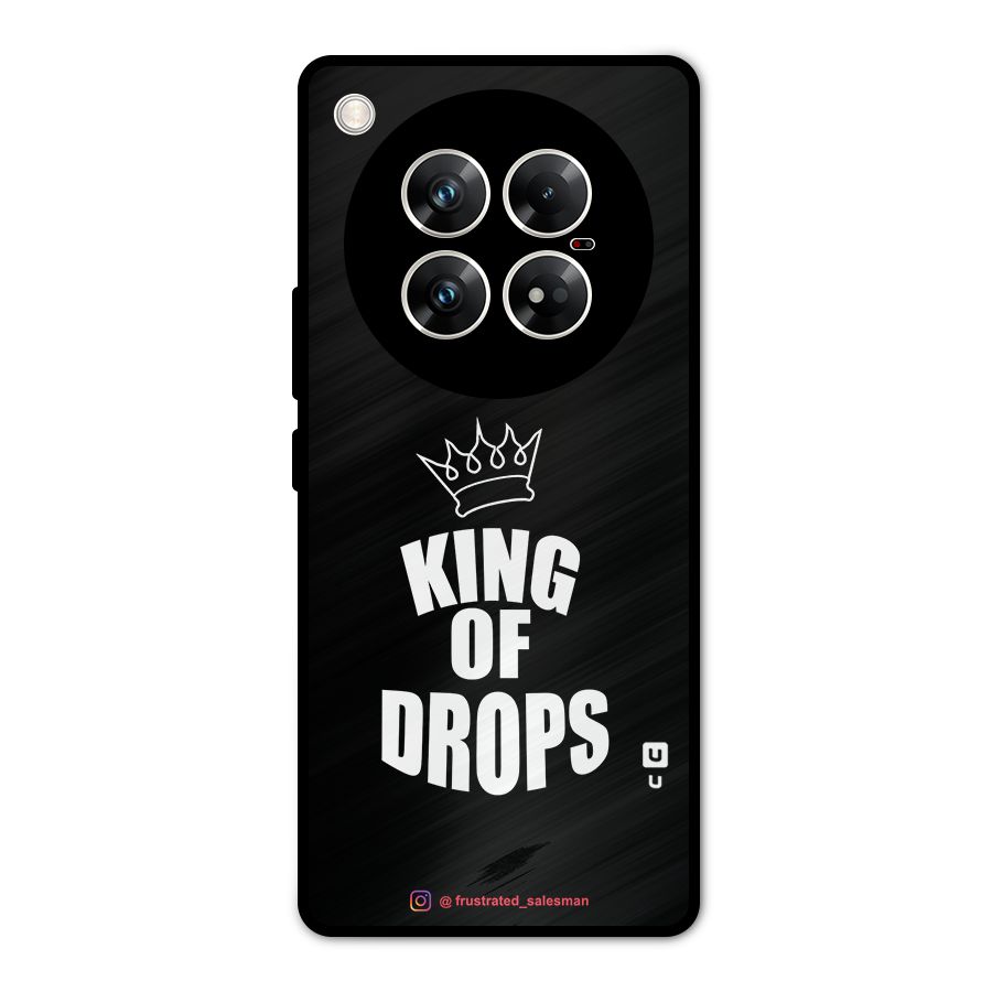 King of Drops Black Metal Back Case for Infinix Zero 40 5G