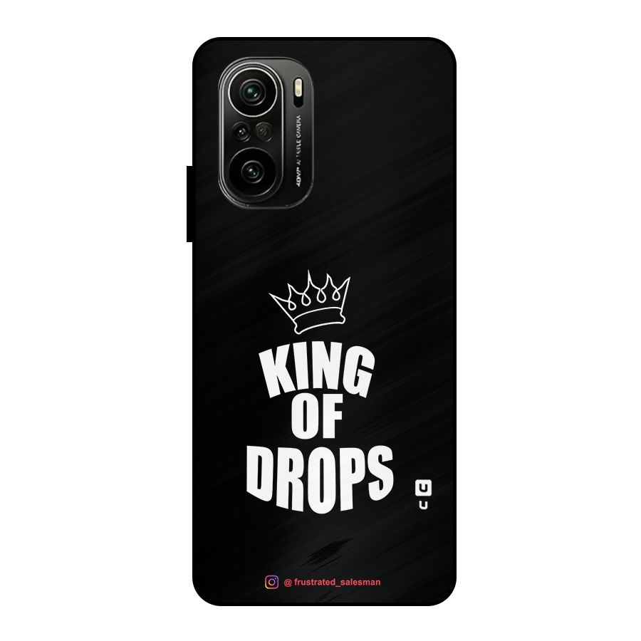 King of Drops Black Metal Back Case for Mi 11X Pro