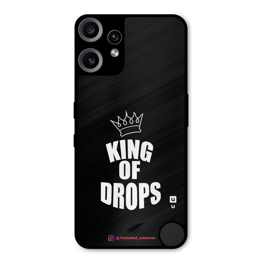King of Drops Black Metal Back Case for Nothing CMF Phone 2 Pro