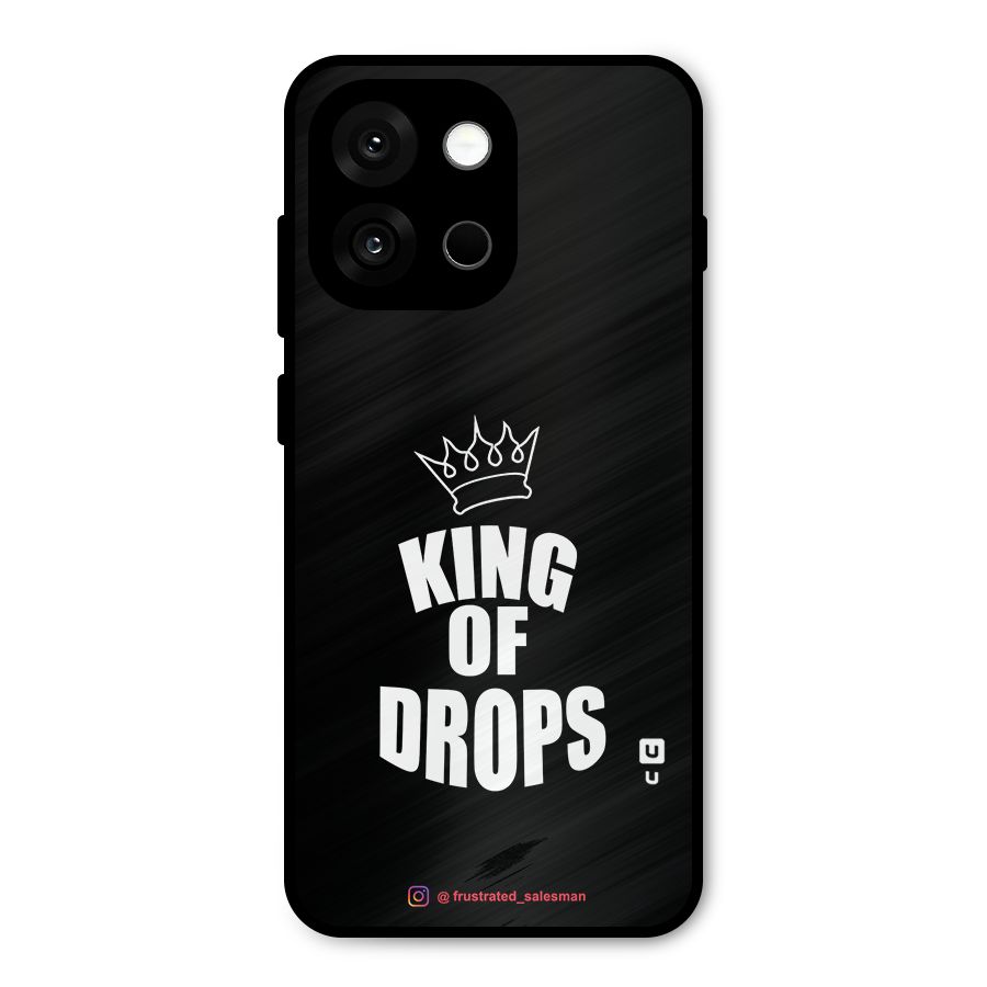 King of Drops Black Metal Back Case for OnePlus 13s