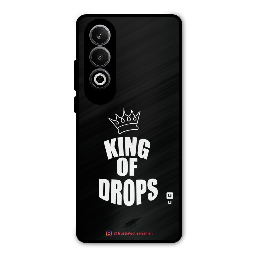 King of Drops Black Metal Back Case for OnePlus Nord CE4