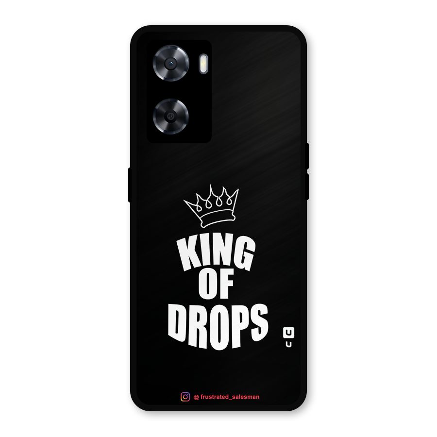 King of Drops Black Metal Back Case for OnePlus Nord N20 SE